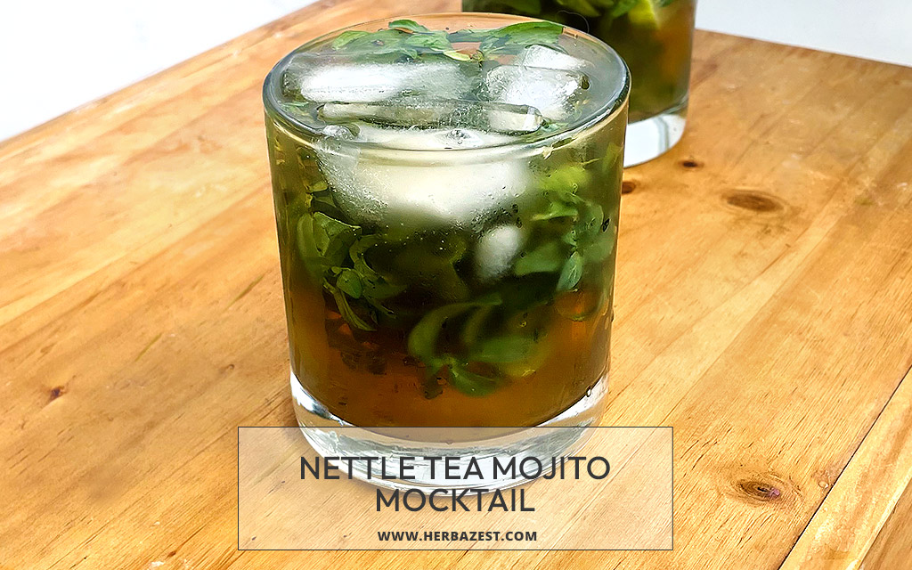 Nettle Tea Mojito Mocktail