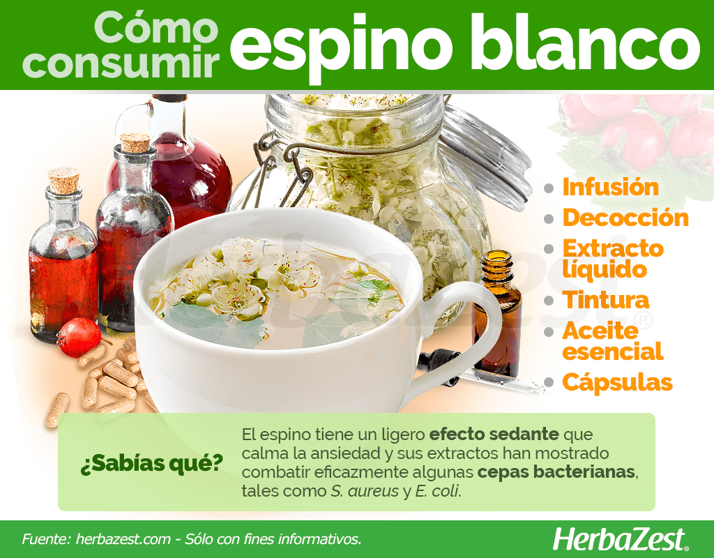 Cómo consumir espino blanco