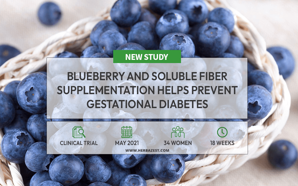 Blueberry and Soluble Fiber Lower Gestational Diabetes Risk