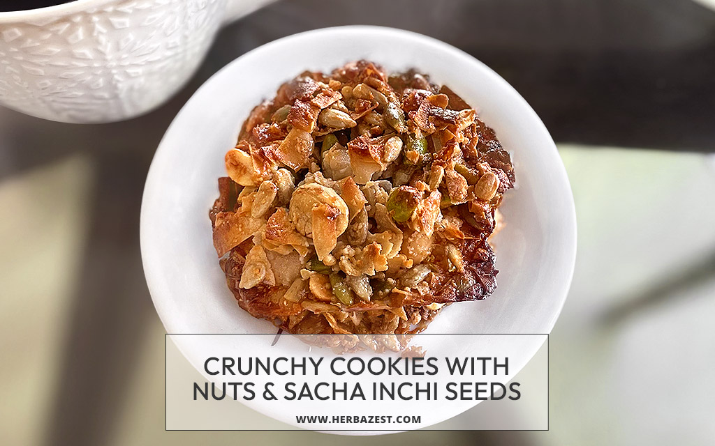 Crunchy Cookies with Nuts & Sacha Inchi Seeds