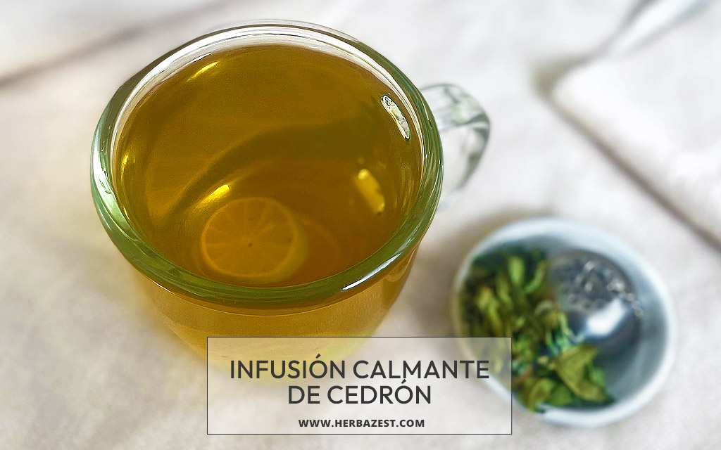 Infusión calmante de cedrón