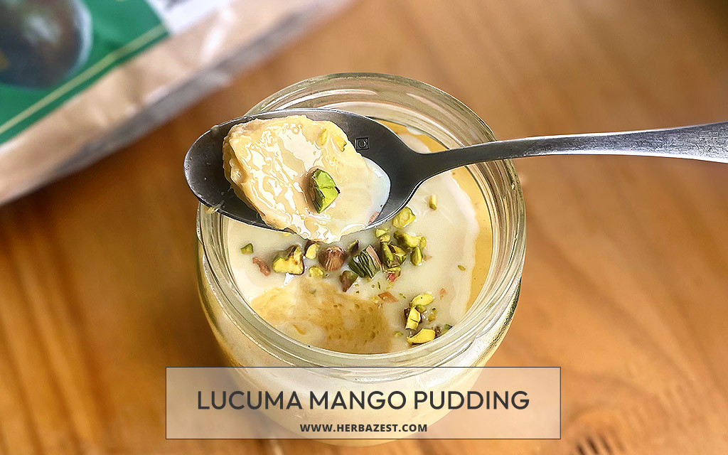 Lucuma Mango Pudding