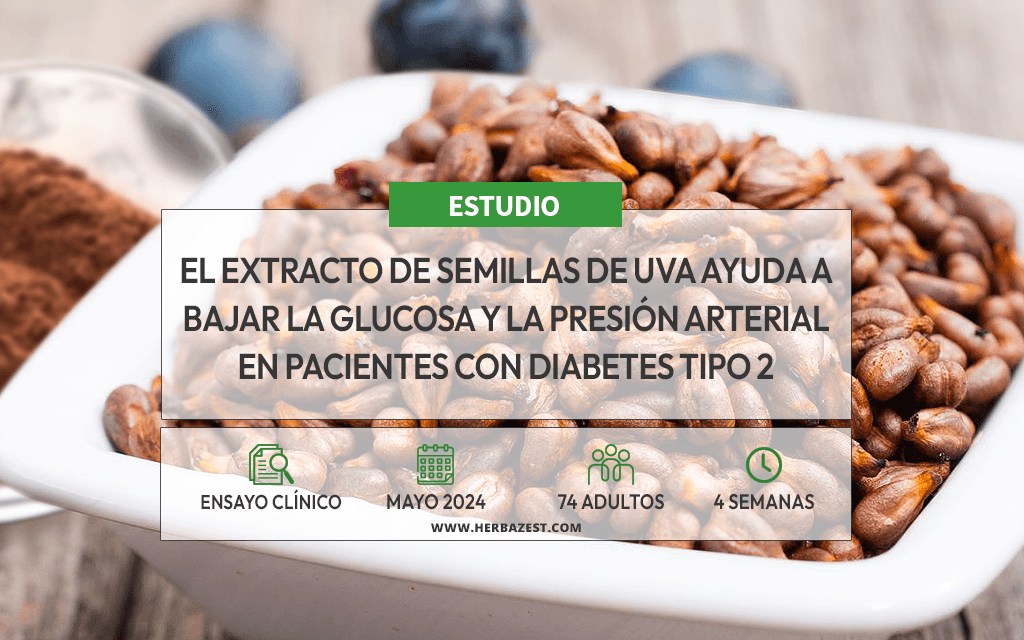 Extracto de semillas de uva para tratar la diabetes