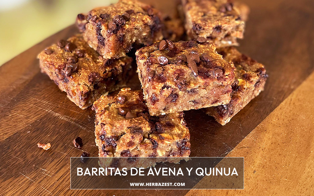 Barritas de avena y quinua